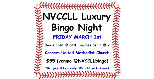 Luxury Bingo Night March 1st!